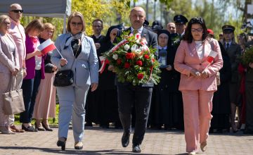 Uroczyste obchody Święta Konstytucji 3 Maja w Chmielniku