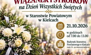 Zapraszamy na kiermasz stroików i wiązanek na Wszystkich Swiętych
