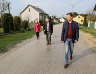 Wizja lokalna stanu dróg powiatowych na terenie gminy Chmielnik. 