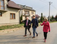 Wizja lokalna stanu dróg powiatowych na terenie gminy Chmielnik. 