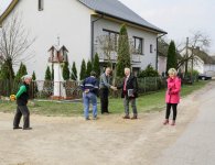 Wizja lokalna stanu dróg powiatowych na terenie gminy Chmielnik.