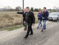 Wizja lokalna stanu dróg powiatowych na terenie gminy Chmielnik. 