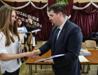 Pożegnanie absolwentów w ZS nr 3 w Chmielniku