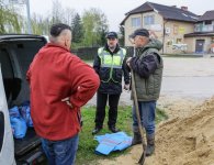 Starosta kielecki Michał Godowski monitorował stan wód w gminach Sitkówka-Nowiny i Chęciny