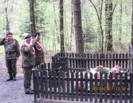 Uroczystości patriotyczne w Dobrzeszowie, upamiętniające ofiary II wojny światowej