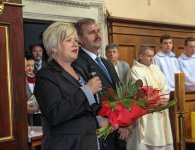 Pożegnanie o. Krzysztofa Twarowskiego, proboszcza Sanktuarium Matki Bożej Loretańskiej w Piotrkowicach