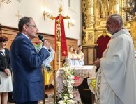 Pożegnanie o. Krzysztofa Twarowskiego, proboszcza Sanktuarium Matki Bożej Loretańskiej w Piotrkowicach