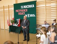 73. rocznica pacyfikacji wsi Wolica w gminie Chęciny