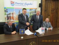 Podpisaliśmy umowę z powiatem słupskim