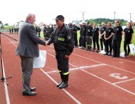 Członek Zarządu Powiatu w Kielcach - Marek Kwiecień był gościem Gminnych Zawodów Sportowo-Pożarniczych, które odbył się w Morawicy.
