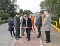 Odbiór chodnika w Kostomłotach I w gminie Miedziana Góra
