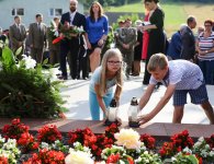 Uroczystości upamiętniające pacyfikację wsi Michniów