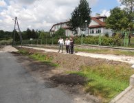 Objazd po inwestycjach powaitu kieleckiego w Chęcinach