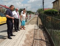 Objazd po inwestycjach powaitu kieleckiego w Chęcinach