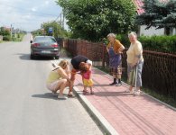Objazd po inwestycjach powaitu kieleckiego w Chęcinach