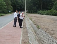 Objazd po inwestycjach powaitu kieleckiego w Chęcinach