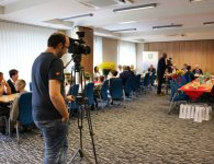 Konferencja prasowa w sprawie Dożynek Powiatu Kieleckiego i Gminy Łagów