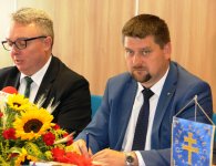Konferencja prasowa w sprawie Dożynek Powiatu Kieleckiego i Gminy Łagów