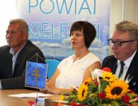 Konferencja prasowa w sprawie Dożynek Powiatu Kieleckiego i Gminy Łagów