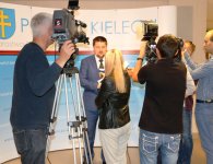 Konferencja prasowa w sprawie Dożynek Powiatu Kieleckiego i Gminy Łagów