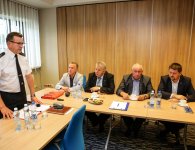 Spotkanie z przedstawicielami Zarządu Oddziału Powiatowego Związku OSP