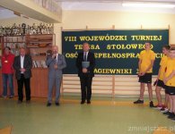 VIII Wojewódzki Turniej Tenisa Stołowego Osób Niepełnosprawnych - Łagiewniki 2017.
