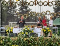 Delegacja Powiatu Kieleckiego na dożynkach w Damnicy (Pow. Słupski)