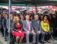 Delegacja Powiatu Kieleckiego na dożynkach w Damnicy (Pow. Słupski)