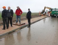 Wizyta gospodarcza na drogach w Łagowie 