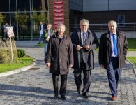 Ćwiczenia przeciwpożarowe w budynku kieleckiego starostwa