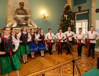 Spotkanie świąteczne Starosty i Zarządu Powiatu w Kielcach z Zespołami Artystycznymi z Powiatu Kieleckiego