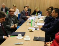 Posiedzenie Komisji Bezpieczeństwa i Porządku oraz Powiatowego Zespołu Zarządzania Kryzysowego