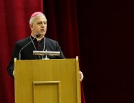 Spotkanie z biskupem przy opłatku