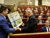 Spotkanie z biskupem przy opłatku