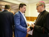 Spotkanie z biskupem przy opłatku