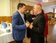 Spotkanie z biskupem przy opłatku