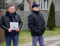 Odbiór drogi powiatowej w gminie Górno.