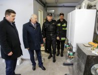 Wizyta w Jednostce Ratowniczo-Gaśniczej nr 4 w Chmielniku Komendy Miejskiej Państwowej Straży Pożarnej w Kielcach