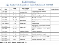 Ferie zimowe w powiatowych szkołach