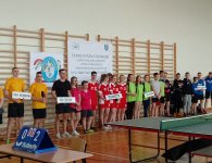 Turniej Tenisa Stołowego Szkół Ponadgimnazjalnych Powiatu Kieleckiego i Placówek Resocjalizacyjnych w Podzamczu.