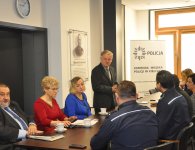 Radni w Komendzie Miejskiej Policji w Kielcach