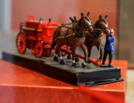 Wystawa modeli wozów strażackich