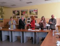 Delegacja z Ukrainy w kieleckim starostwie