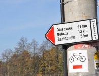 Czerwony szlak rowerowy
