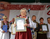 XIX Powiatowy Przegląd Zespołów Folklorystycznych i Solistów 