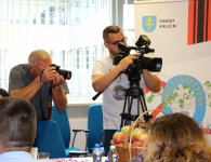 Konferencja prasowa w sprawie dożynek powiatu kieleckiego