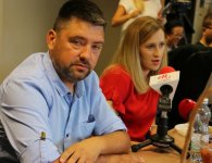 Konferencja prasowa w sprawie dożynek powiatu kieleckiego