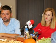 Konferencja prasowa w sprawie dożynek powiatu kieleckiego