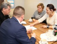 Spotkanie w sprawie chodnika w Szczukowicach