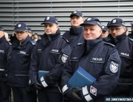 Przekazanie samochodów i narada Policji